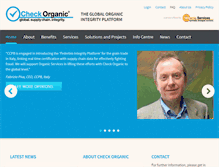Tablet Screenshot of check-organic.com